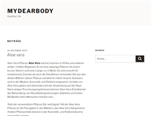 Tablet Screenshot of de.mydearbody.com